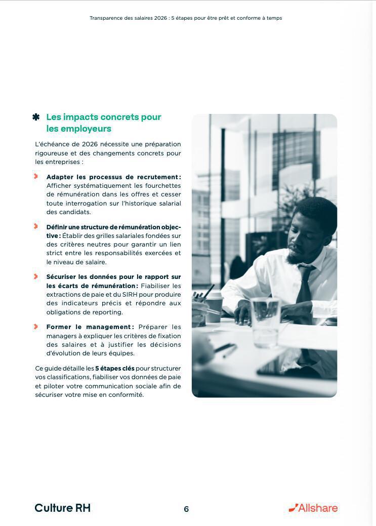 TRANSPARENCE DES SALAIRES