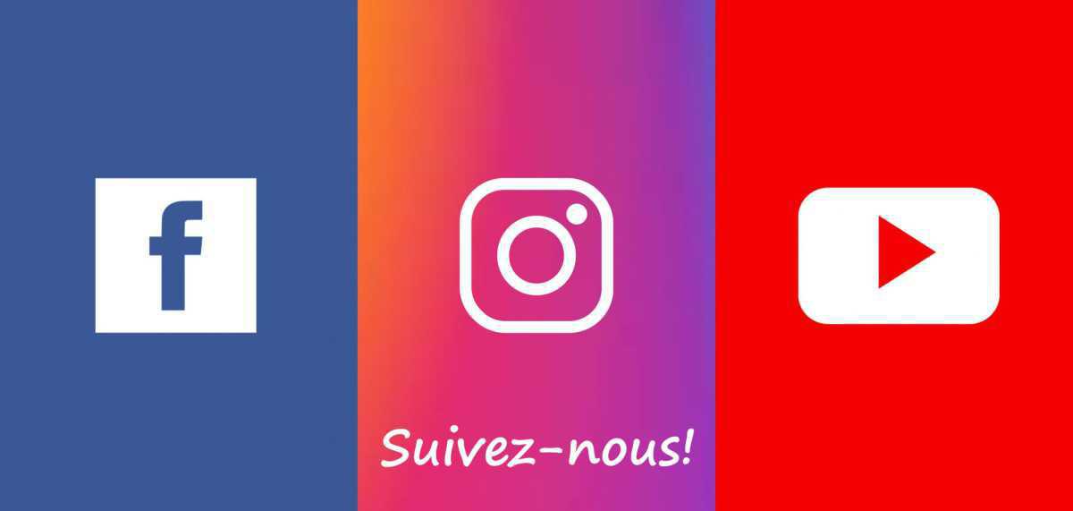 Suivez-nous sur nos réseaux sociaux !!!