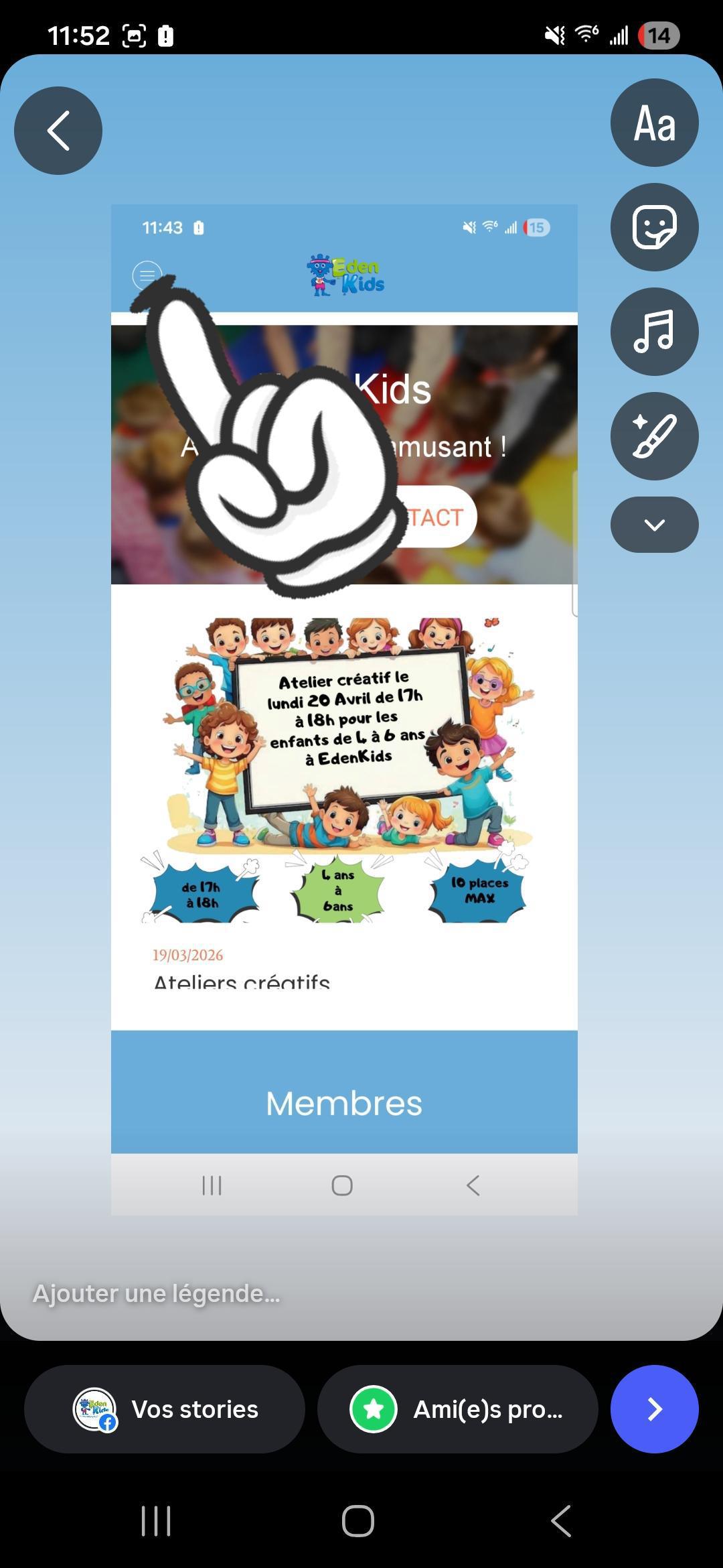 🐠 Le 1er avril est passé… on peut donc officiellement vous dire la vérité : AVRIL, c’est le mois du parrainage chez EdenKids 🎉