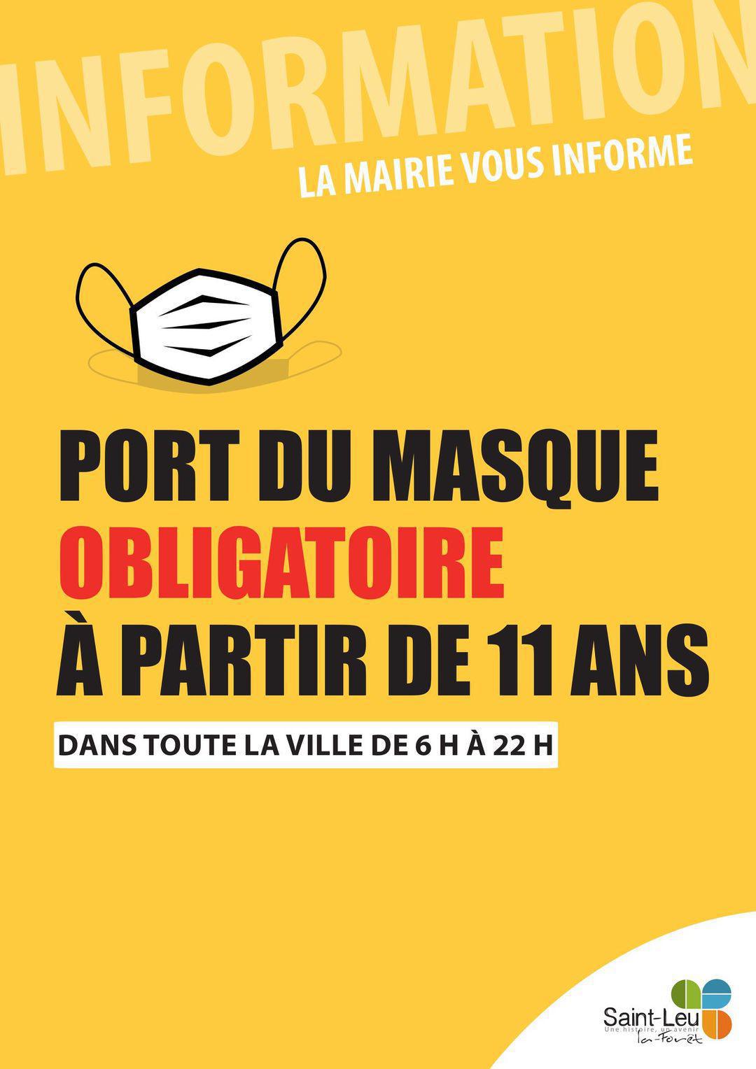 Port du masque - info Mairie Port du masque - info Mairie