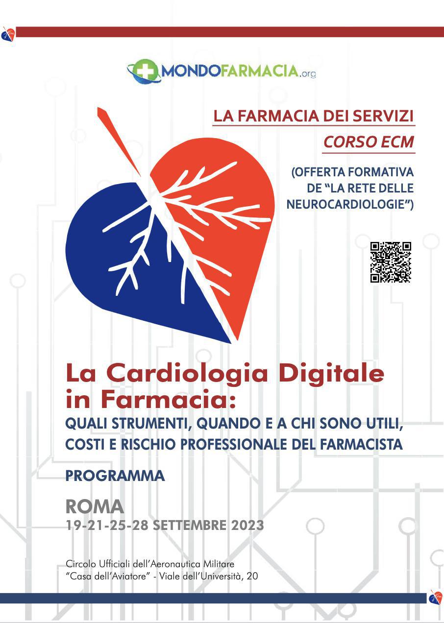 La Cardiologia Digitale in Farmacia: quali strumenti, quando e a chi sono utili, costi e rischio professionale del Farmacista
