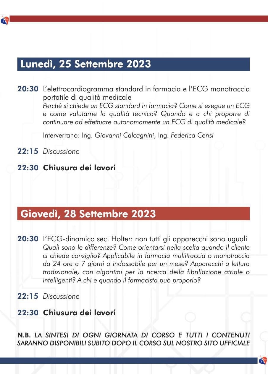 La Cardiologia Digitale in Farmacia: quali strumenti, quando e a chi sono utili, costi e rischio professionale del Farmacista