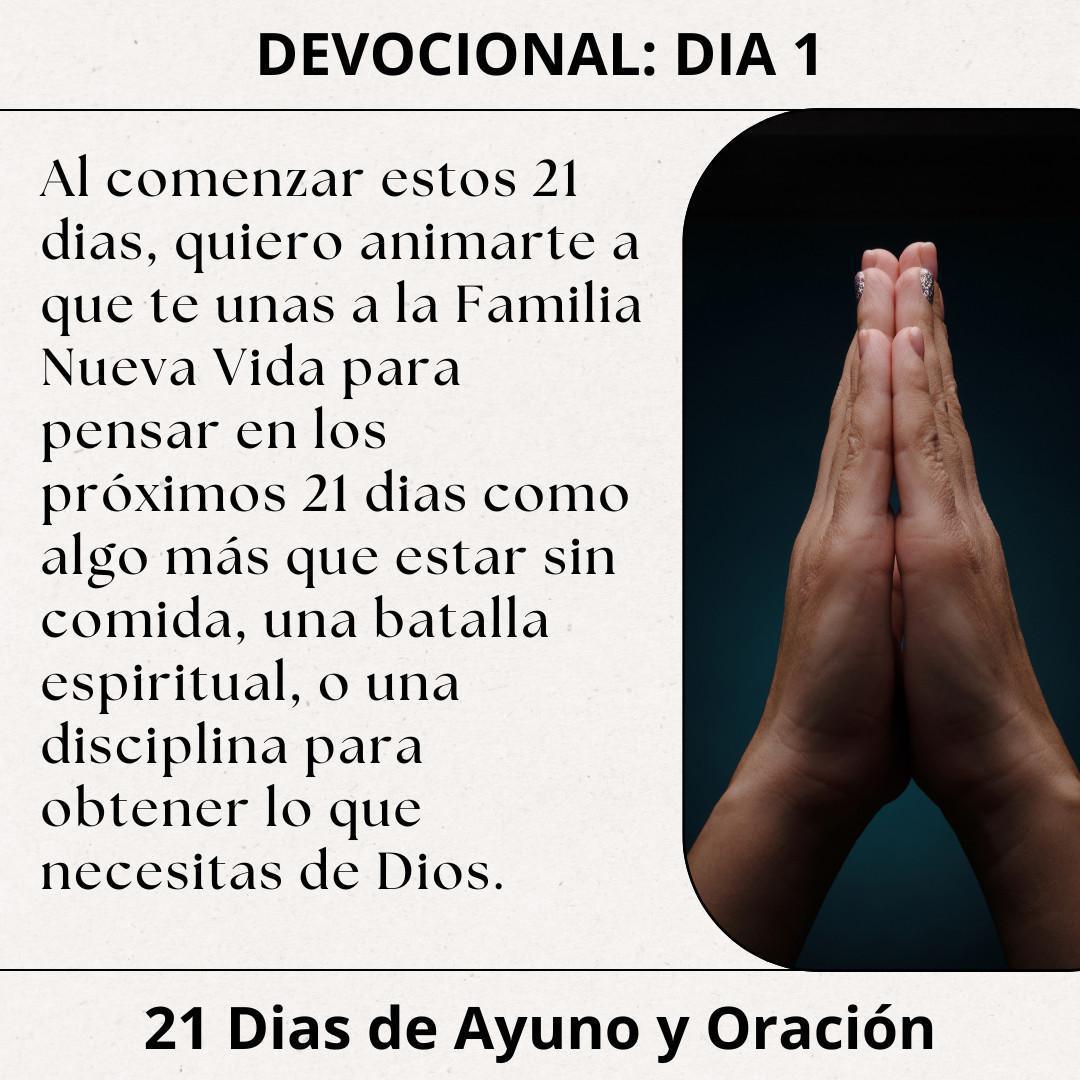 Devocionales 21 Dias Ayuno y Oración