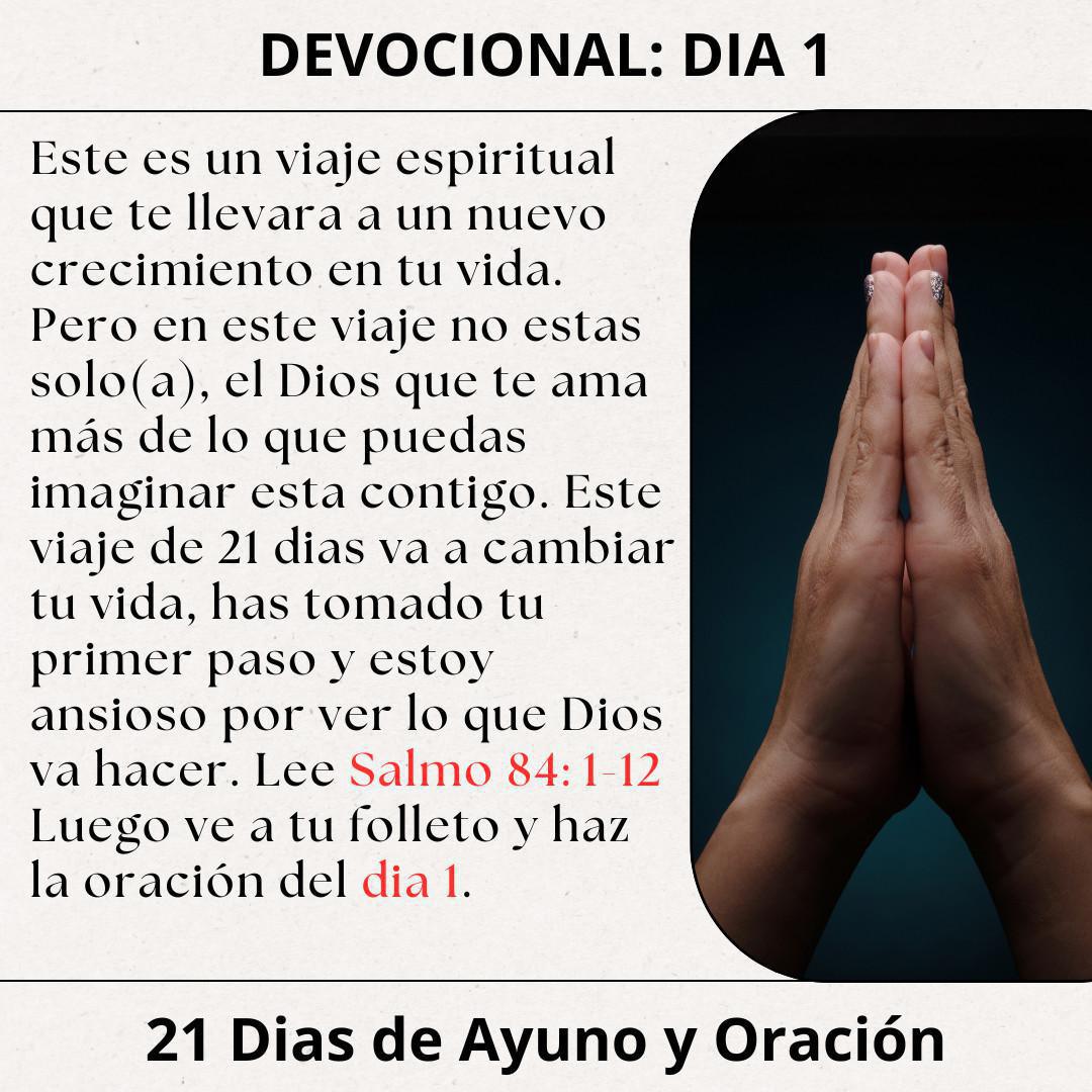 Devocionales 21 Dias Ayuno y Oración