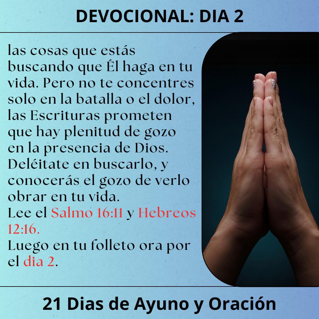Devocionales 21 Dias Ayuno y Oración