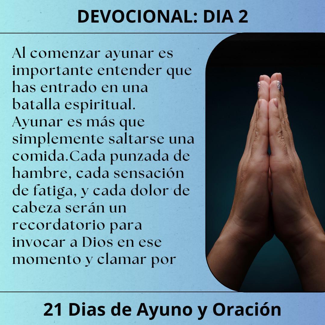 Devocionales 21 Dias Ayuno y Oración