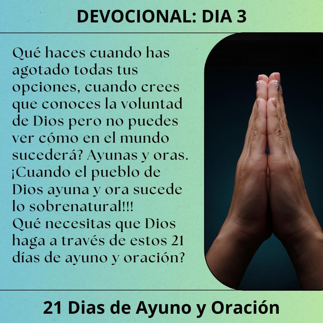 Devocionales 21 Dias Ayuno y Oración
