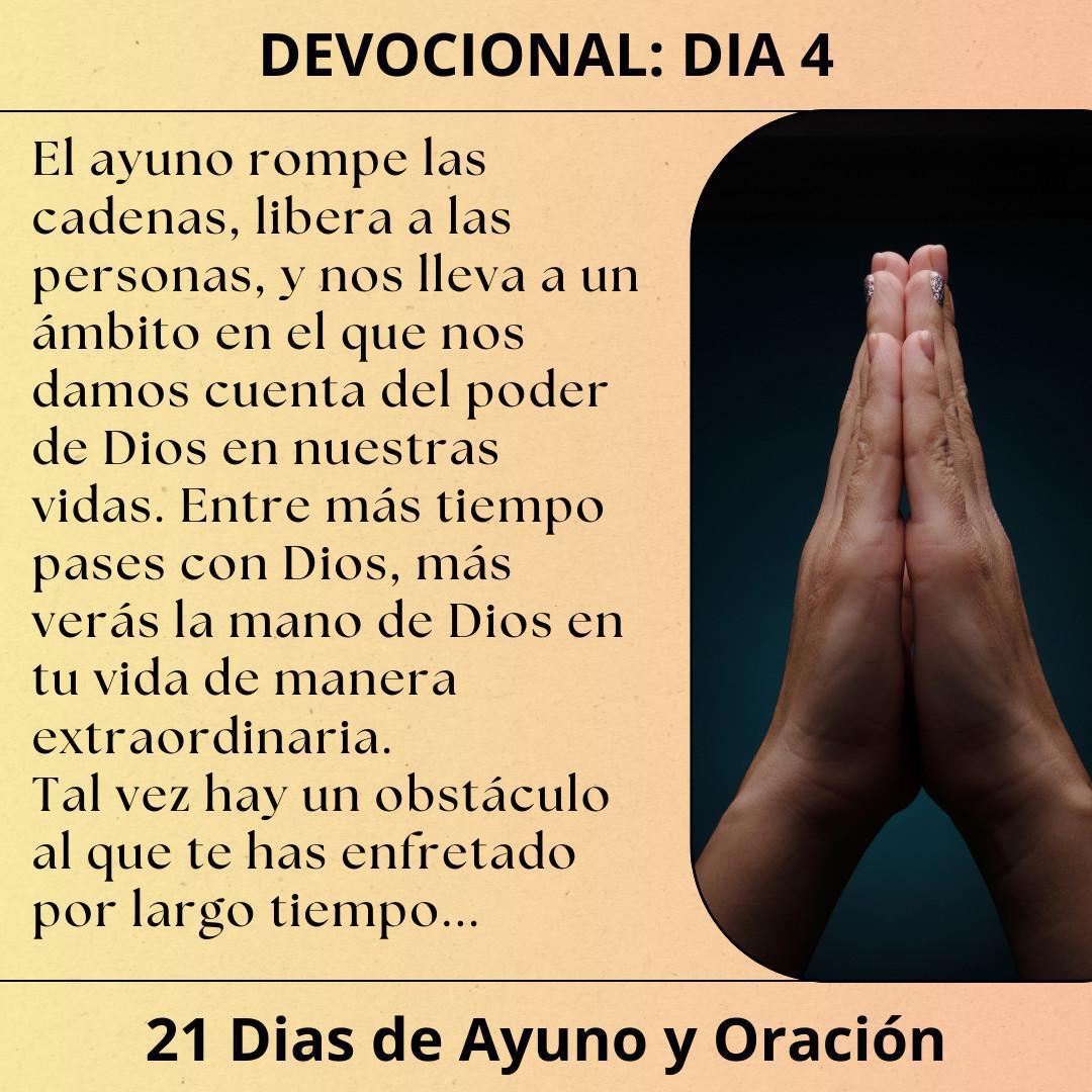 Devocionales 21 Dias Ayuno y Oración