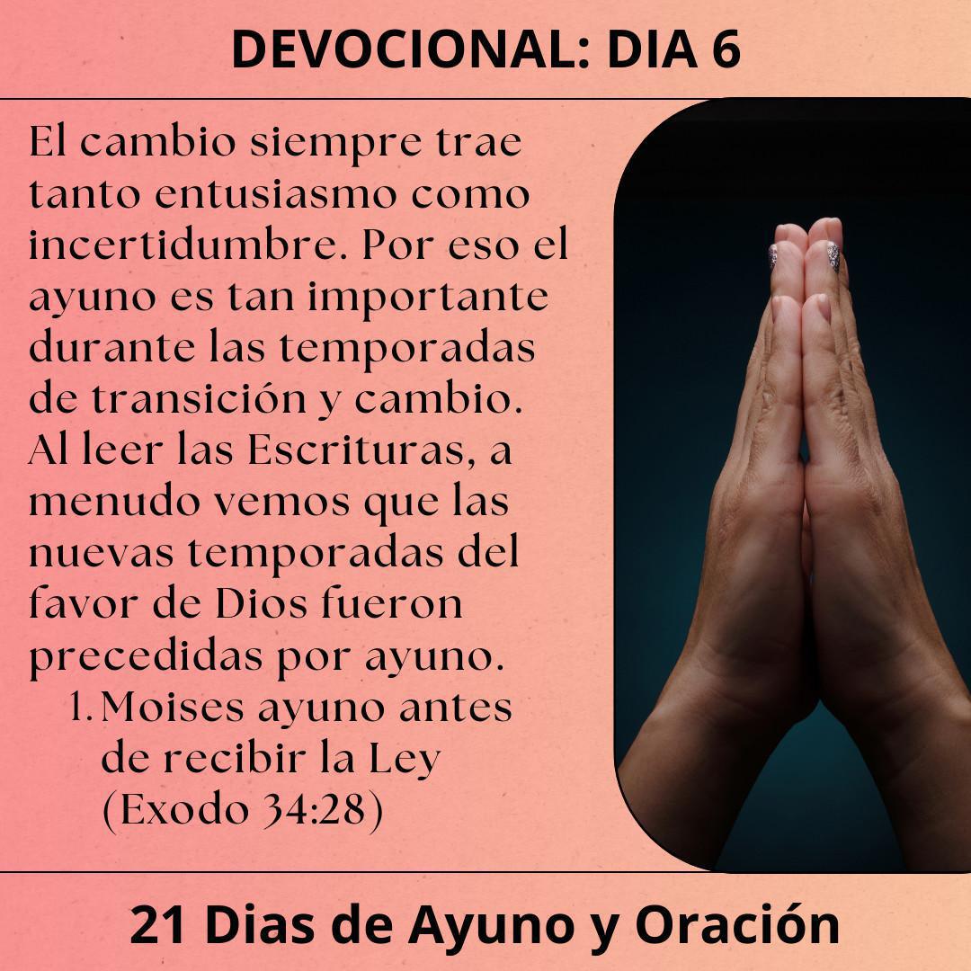 Devocionales 21 Dias Ayuno y Oración