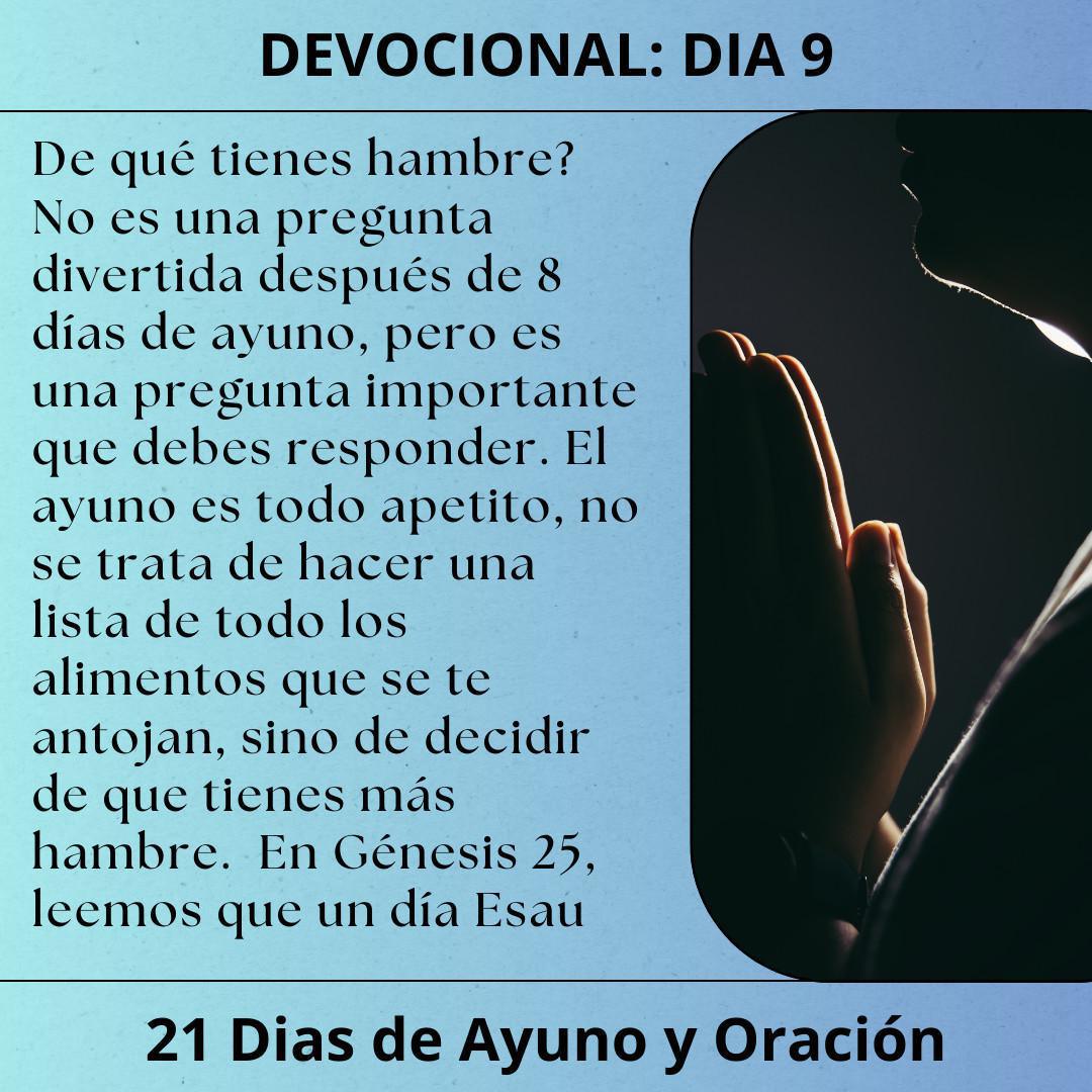 Devocionales 21 Dias Ayuno y Oración