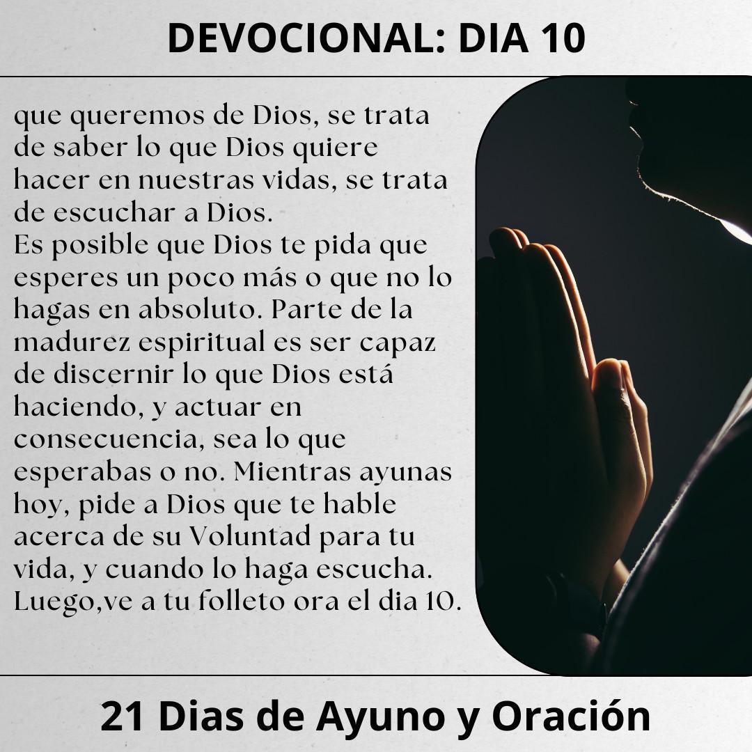 Devocionales 21 Dias Ayuno y Oración