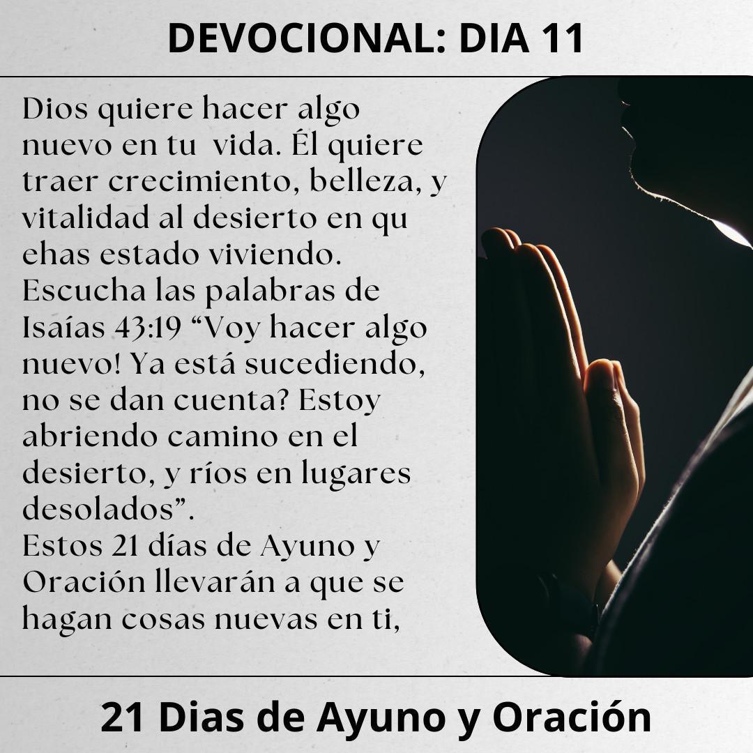Devocionales 21 Dias Ayuno y Oración