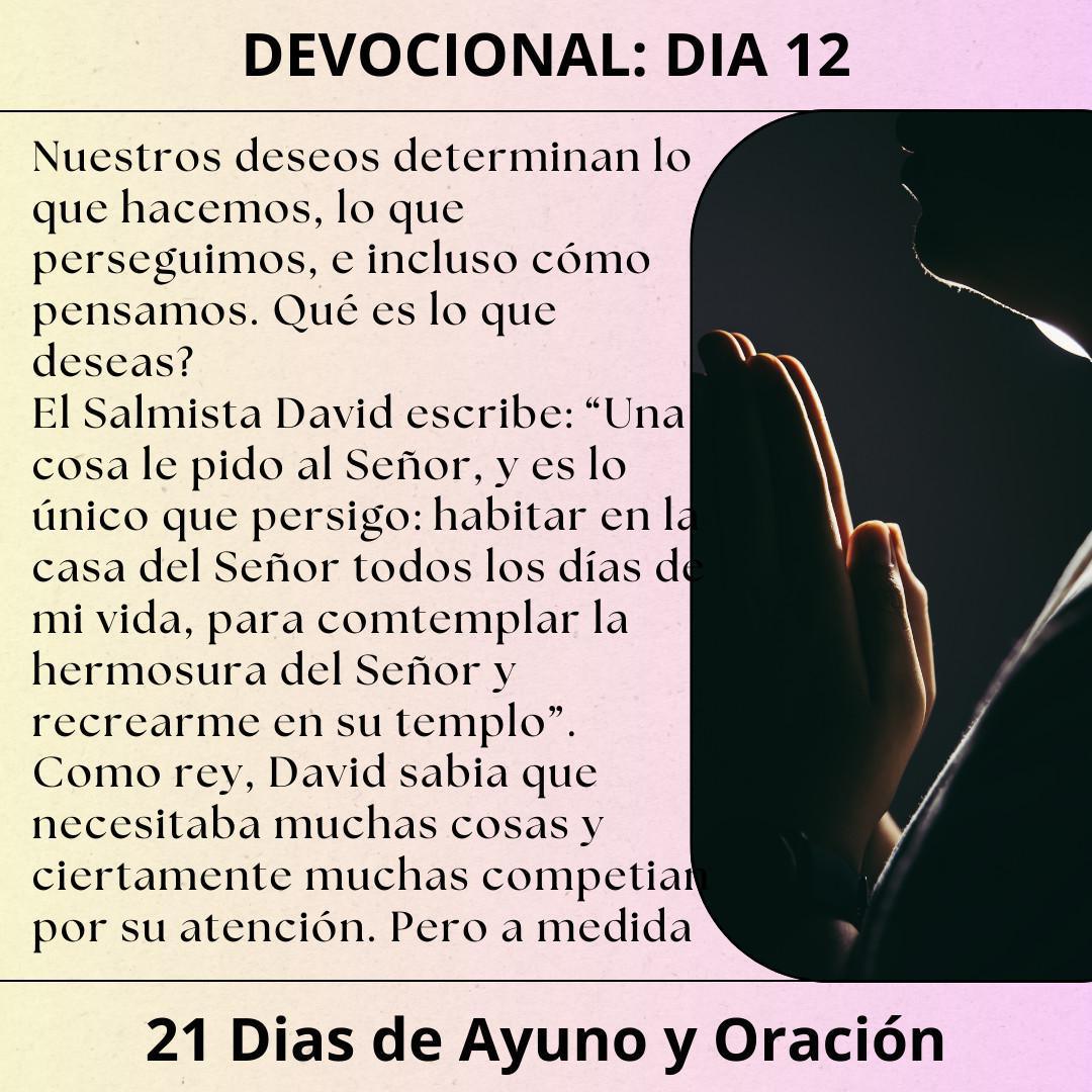 Devocionales 21 Dias Ayuno y Oración