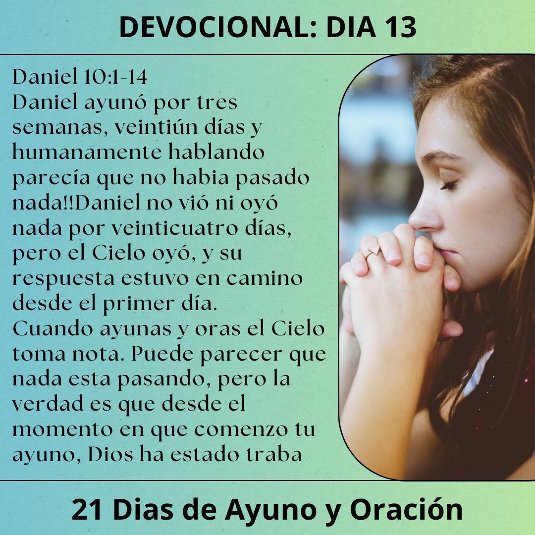 Devocionales 21 Dias Ayuno y Oración