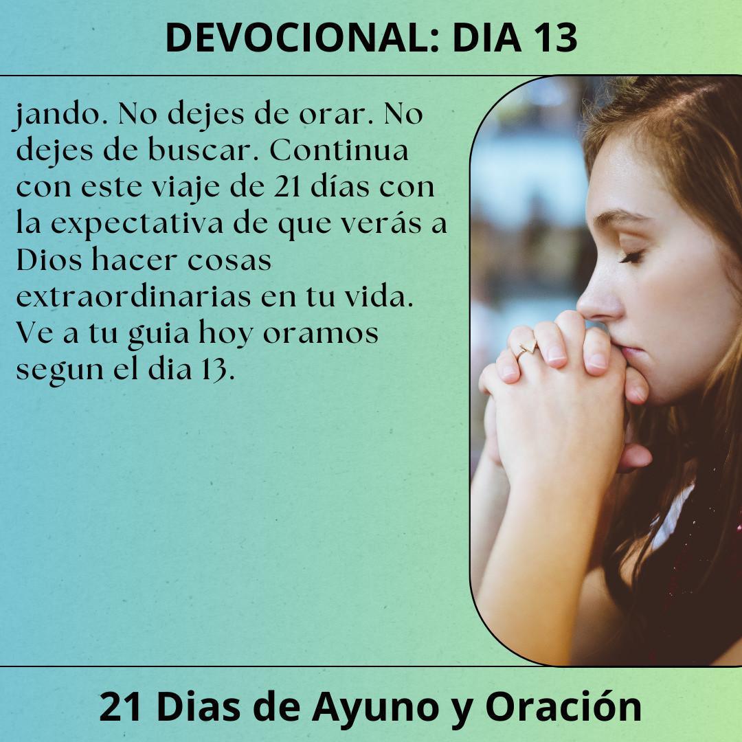 Devocionales 21 Dias Ayuno y Oración