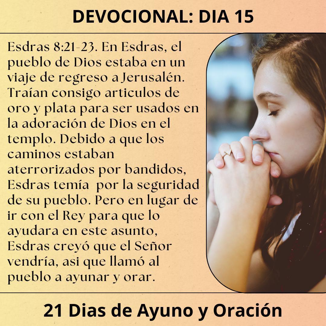 Devocionales 21 Dias Ayuno y Oración