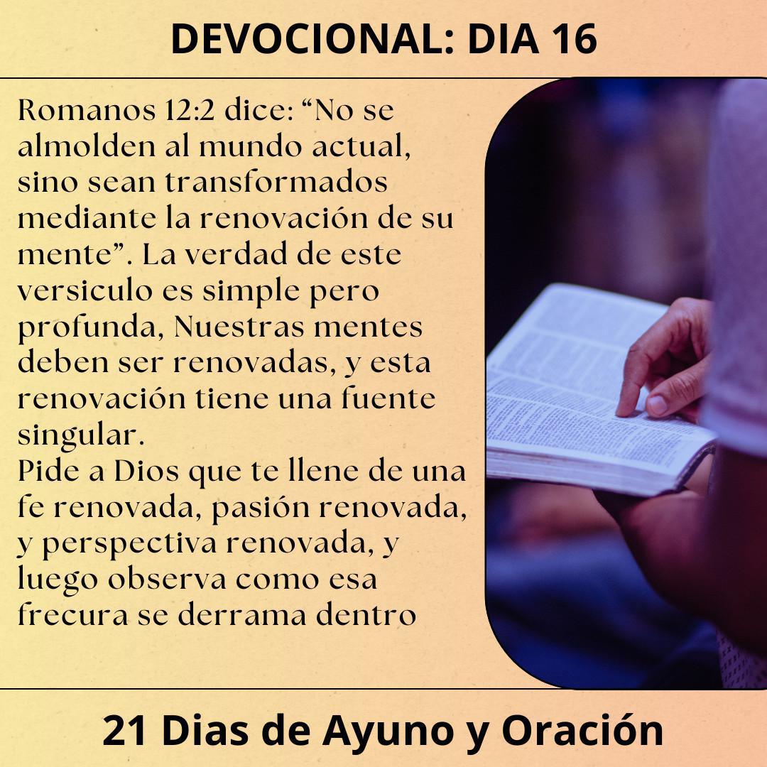 Devocionales 21 Dias Ayuno y Oración