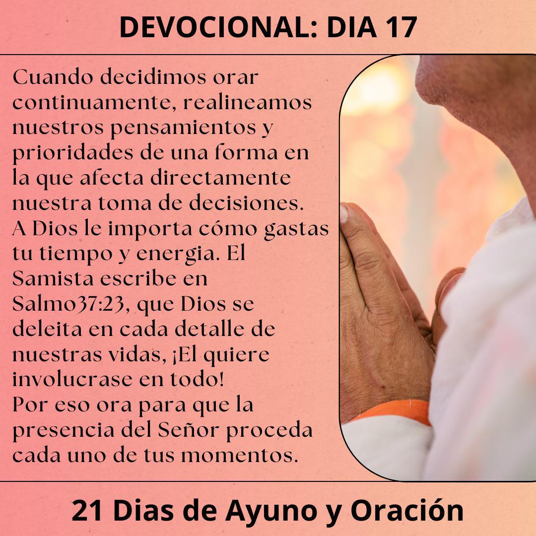Devocionales 21 Dias Ayuno y Oración