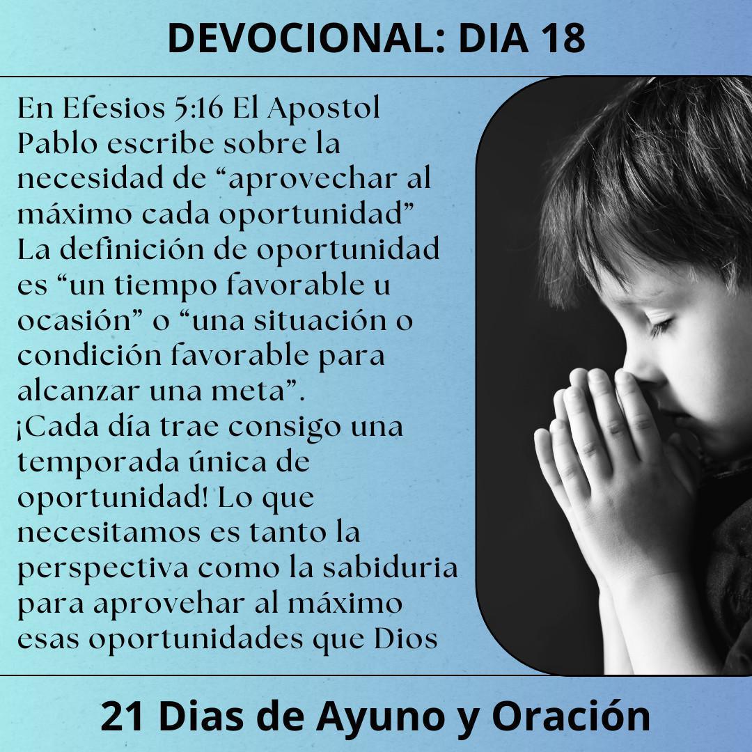 Devocionales 21 Dias Ayuno y Oración