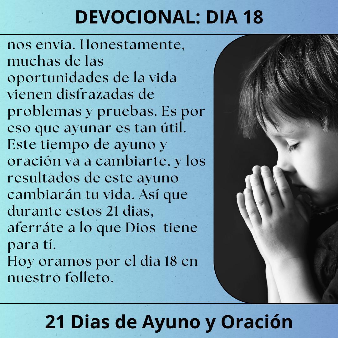 Devocionales 21 Dias Ayuno y Oración