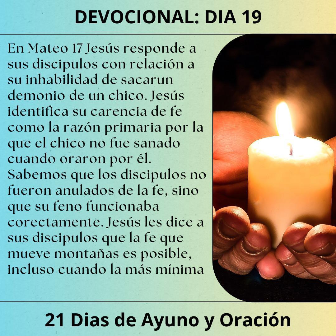 Devocionales 21 Dias Ayuno y Oración