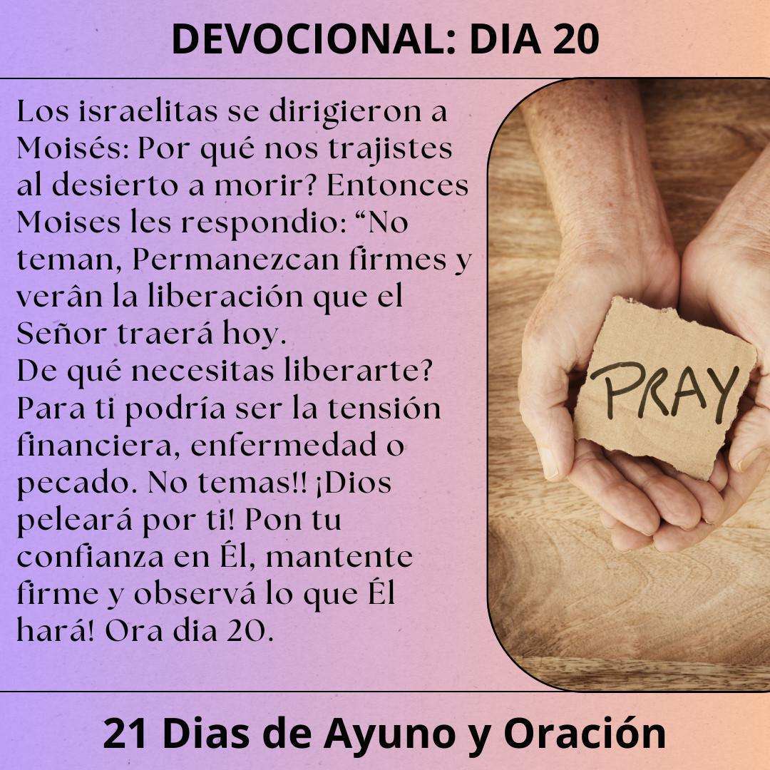 Devocionales 21 Dias Ayuno y Oración