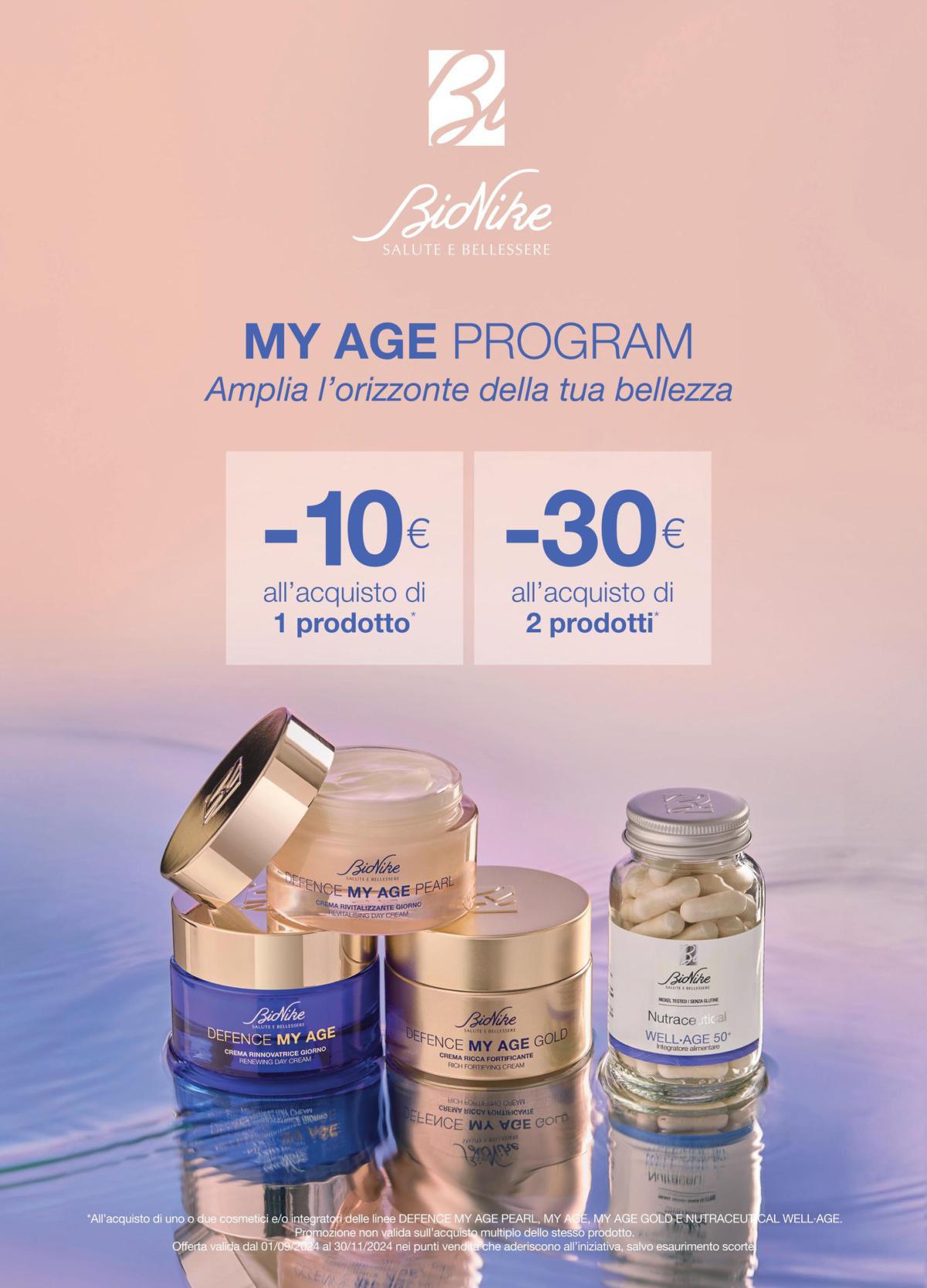 Promo Bionike | Programma My age