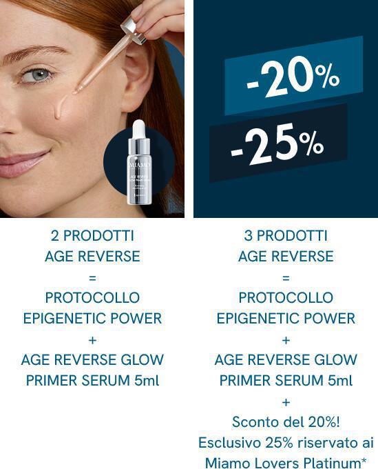 Promo esclusiva MIAMO AGE REVERSE