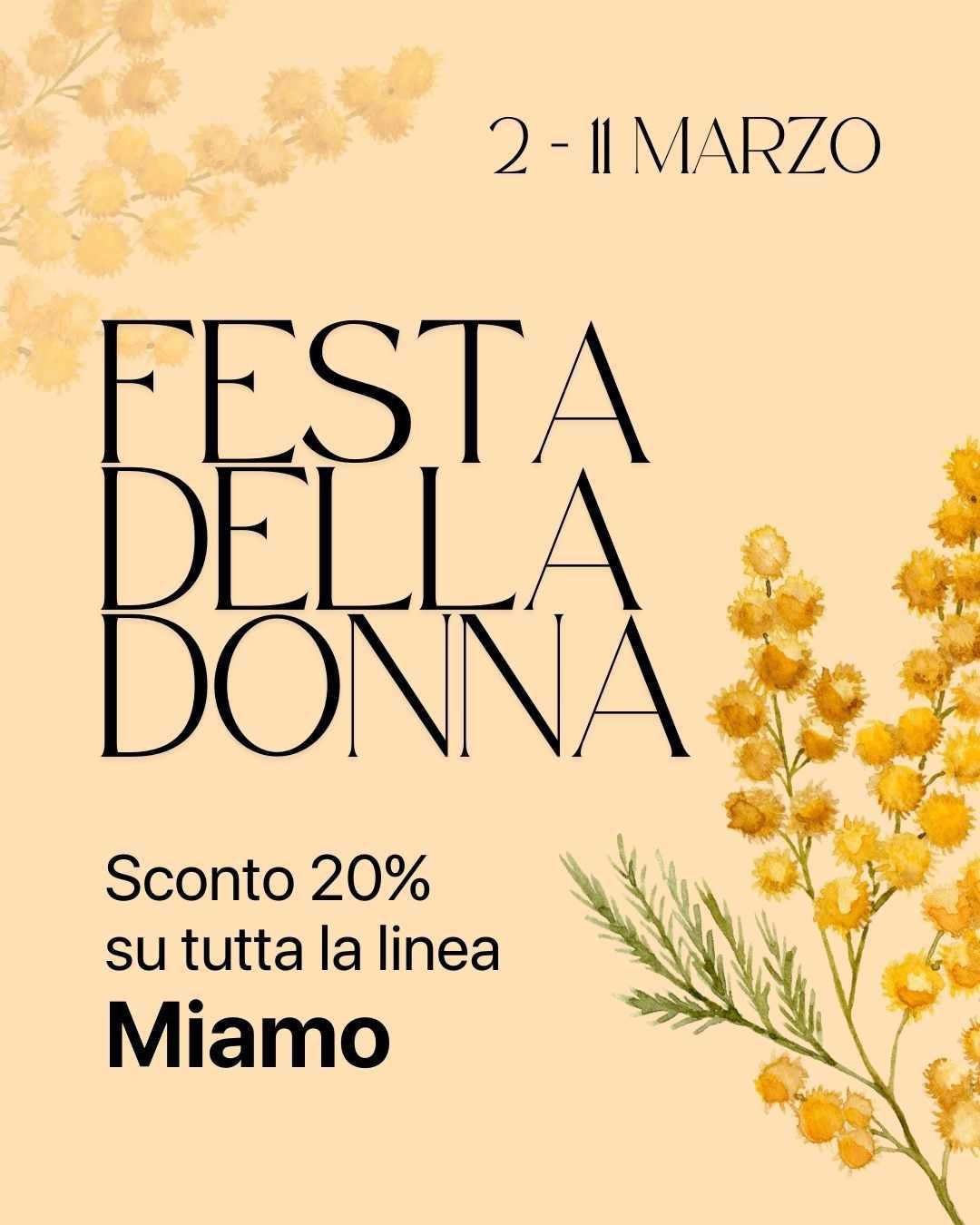 ✨ Festa della Donna con MIAMO ✨ ✨ Festa della Donna con MIAMO ✨