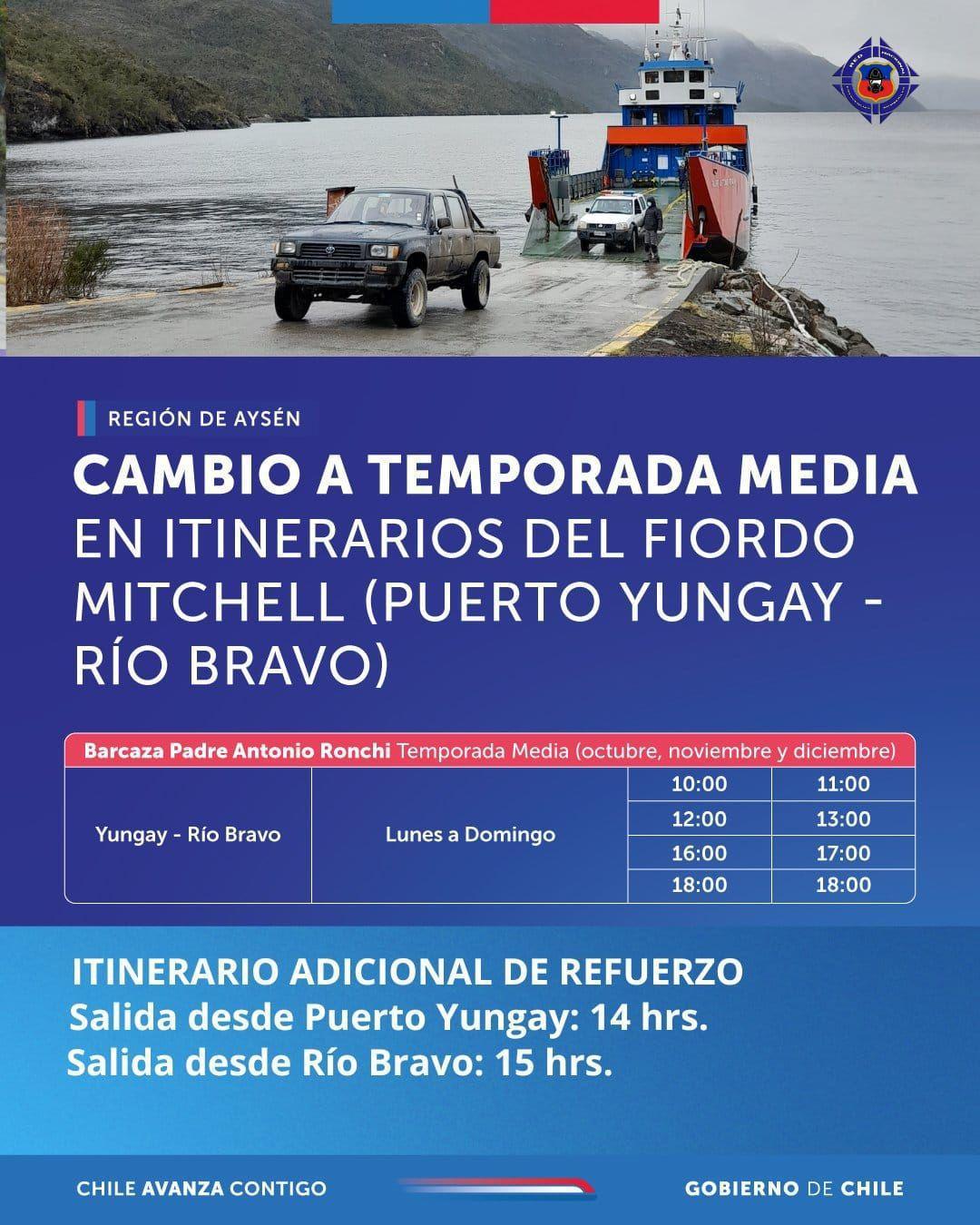 Barcaza Puerto Yungay - Río Bravo