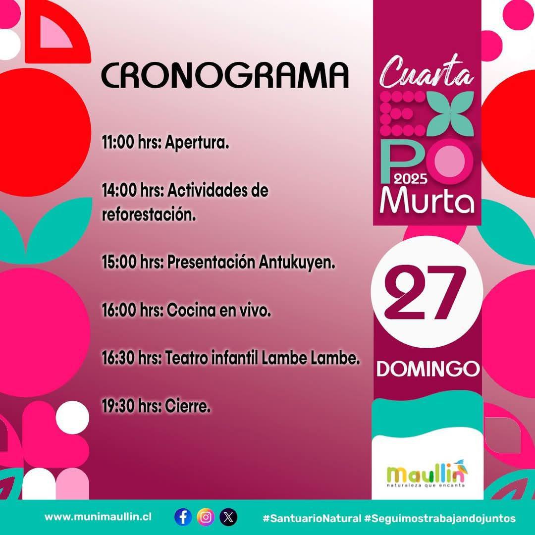 Cuarta Expo Murta 2025 en Maullín