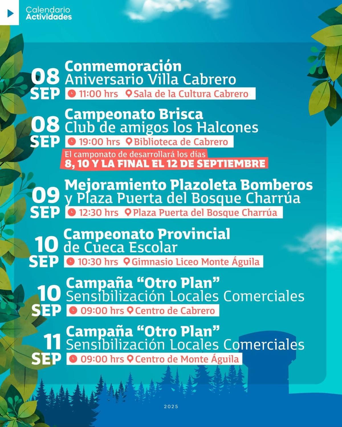 Fiestas Patrias en Cabrero 2025