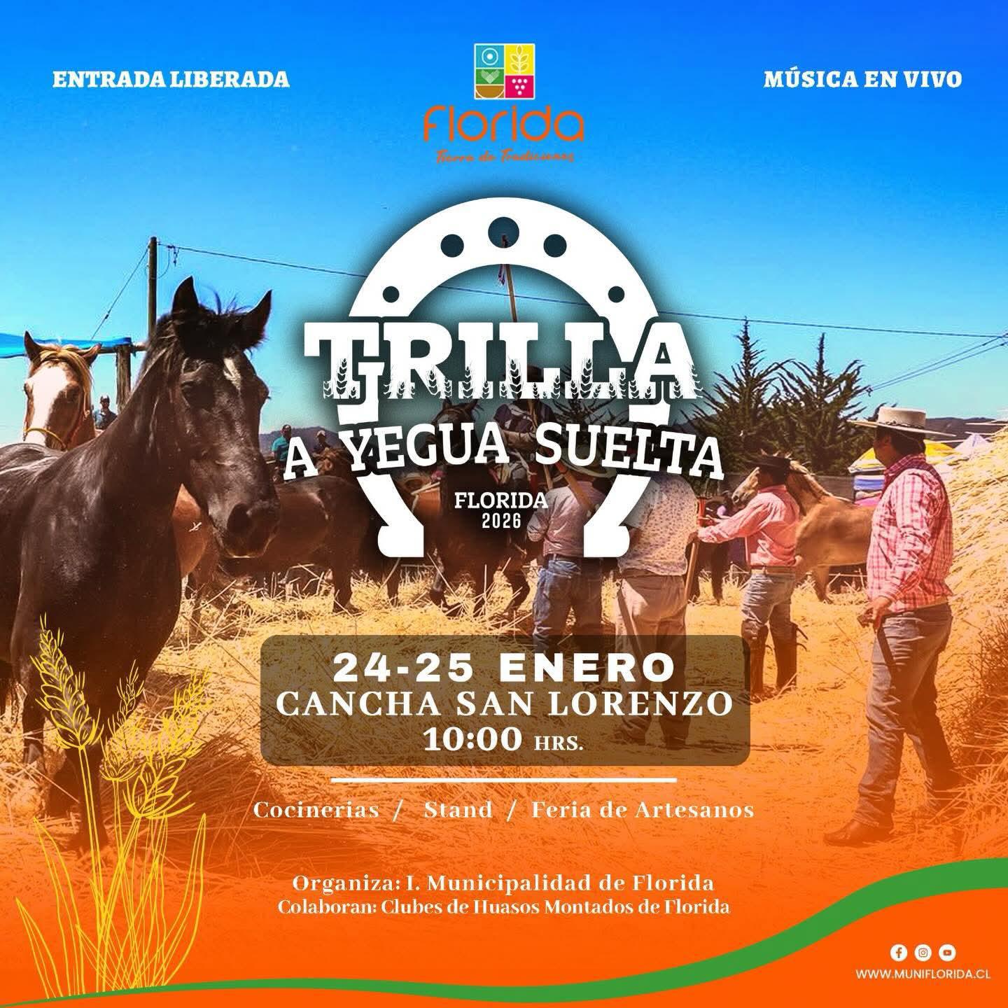 trilla a yegua suelta