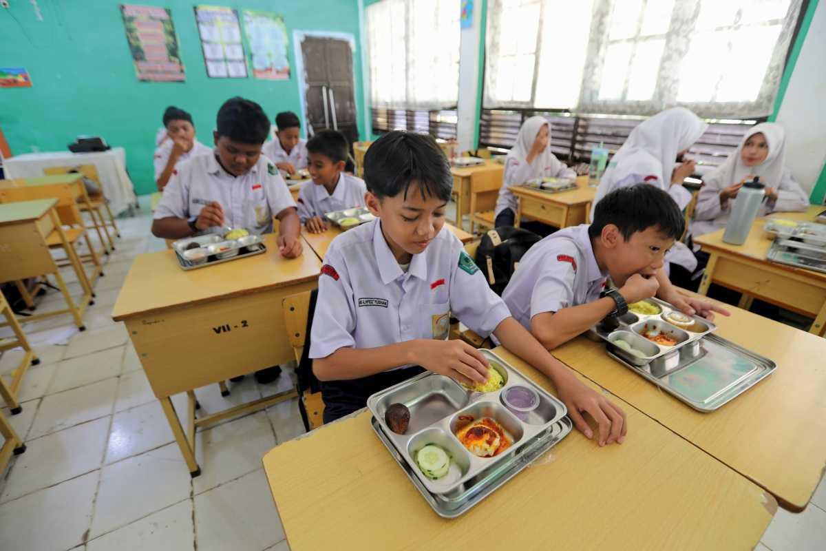 Alimentação discente, Escolas na Indonésia