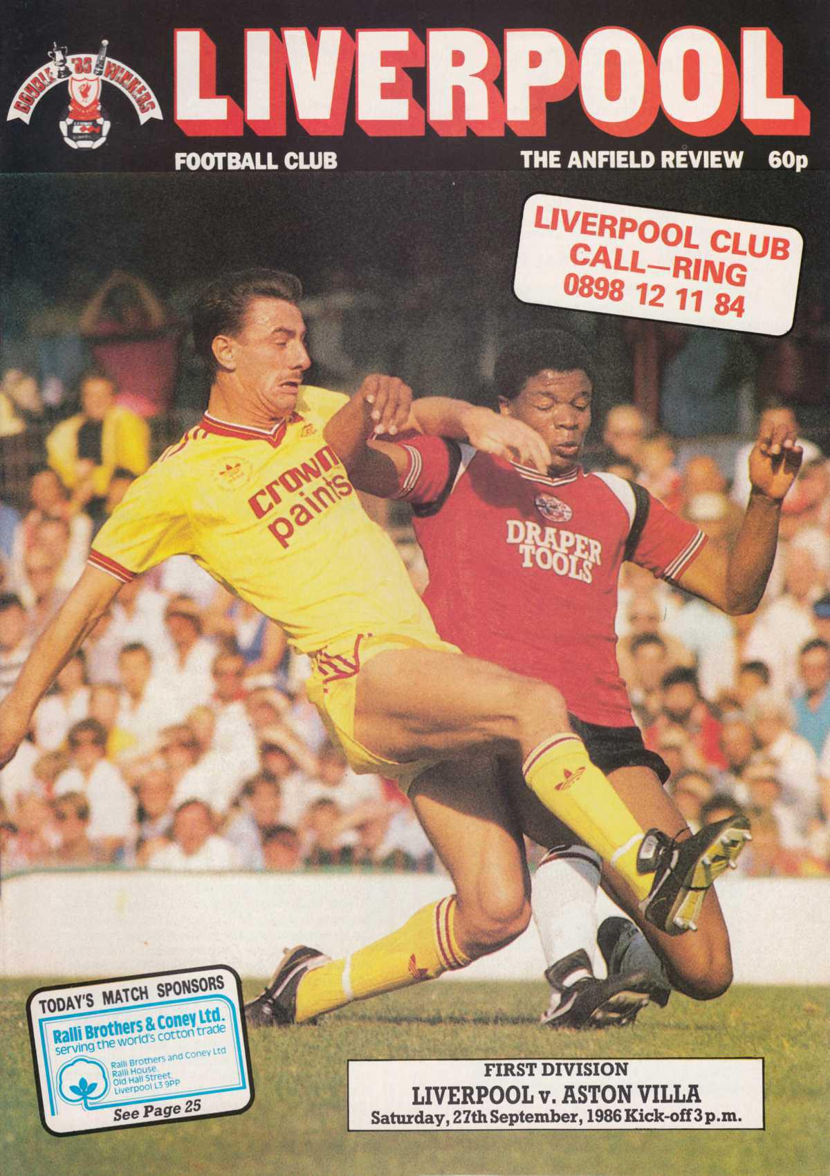 Otteluohjelmat ovat osa brittifutiksen hienoa perinnettä - Andy Marsden sai ensimmäisen Liverpool-ohjelmansa yli 50 vuotta sitten Otteluohjelmat ovat osa brittifutiksen hienoa perinnettä - Andy Marsden sai ensimmäisen Liverpool-ohjelmansa yli 50 vuotta sitten