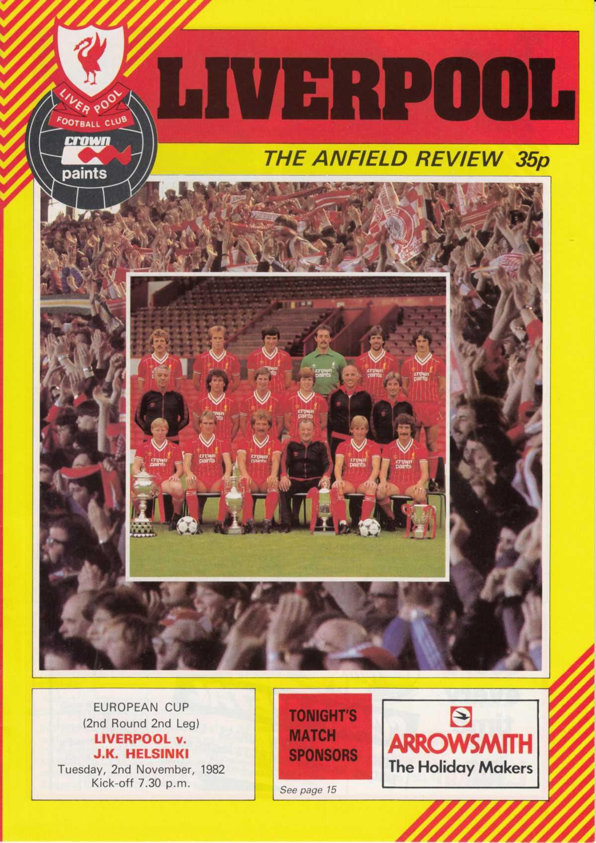 Otteluohjelmat ovat osa brittifutiksen hienoa perinnettä - Andy Marsden sai ensimmäisen Liverpool-ohjelmansa yli 50 vuotta sitten Otteluohjelmat ovat osa brittifutiksen hienoa perinnettä - Andy Marsden sai ensimmäisen Liverpool-ohjelmansa yli 50 vuotta sitten