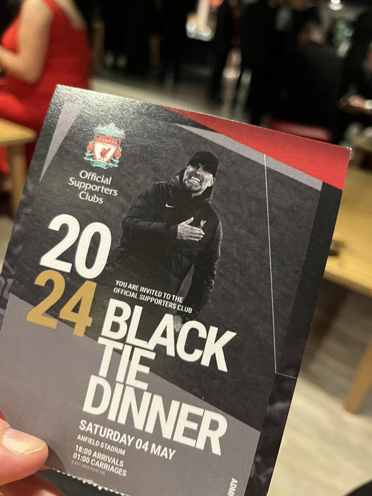 2024 Black Tie Dinner, Liverpool