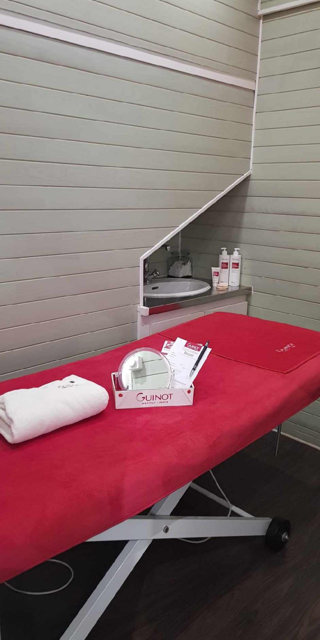 Cabine soins visage