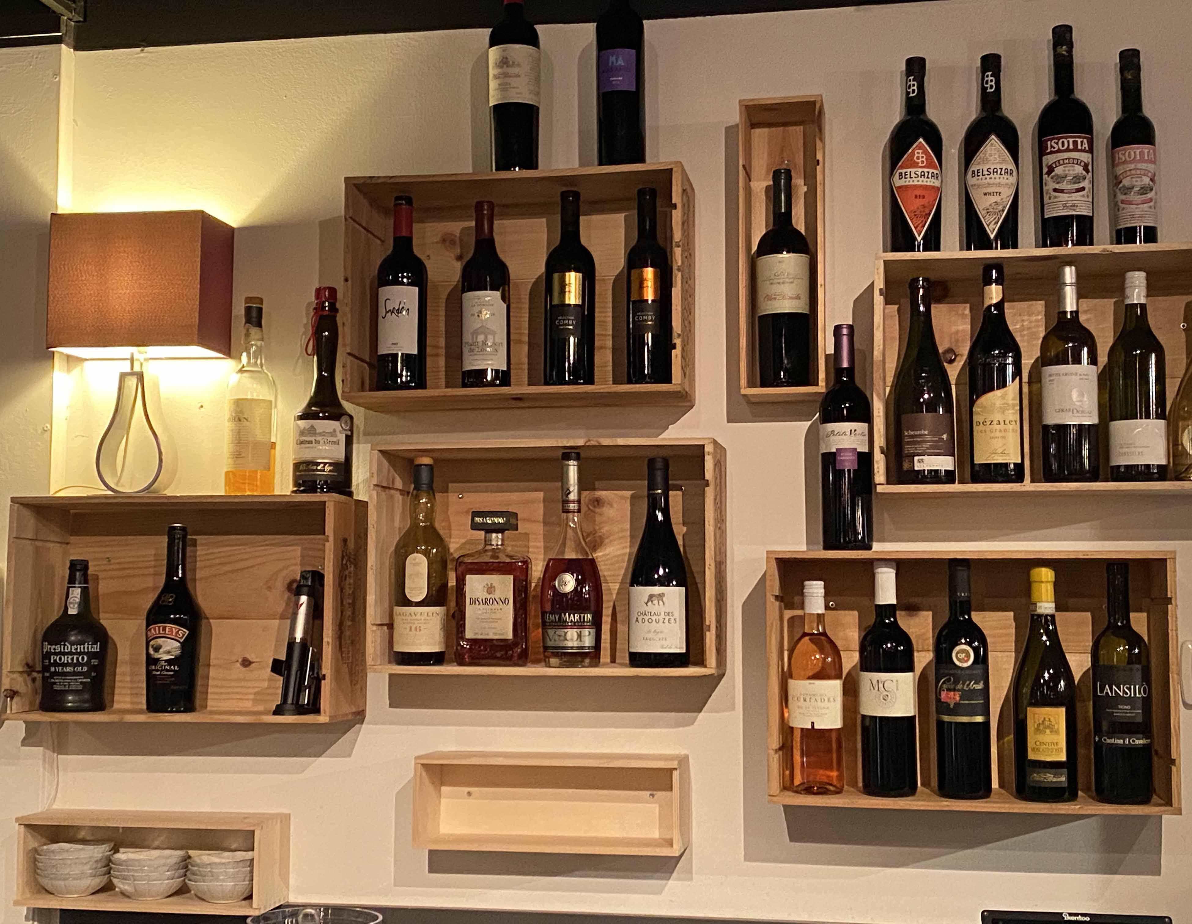 Les vins aux verres 