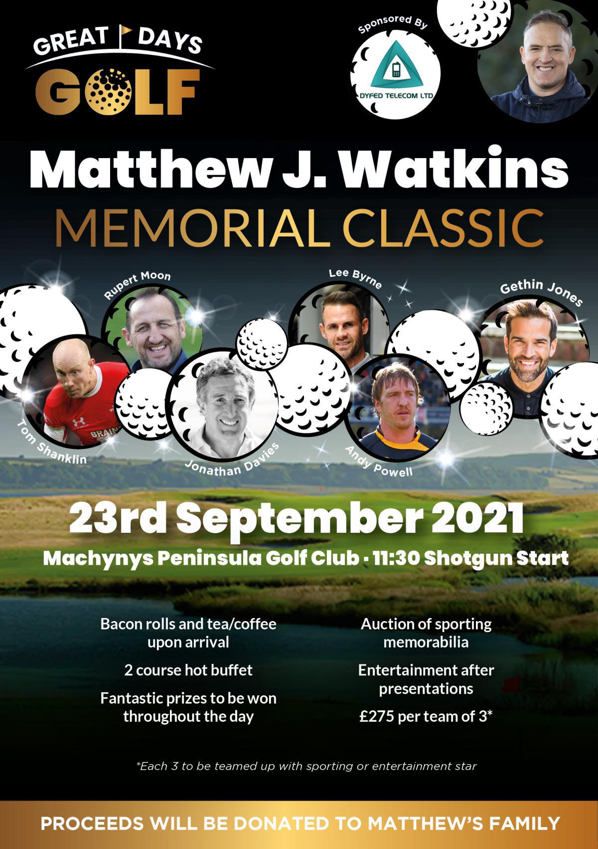 Great Days Golf Remembers Matthew J Watkins