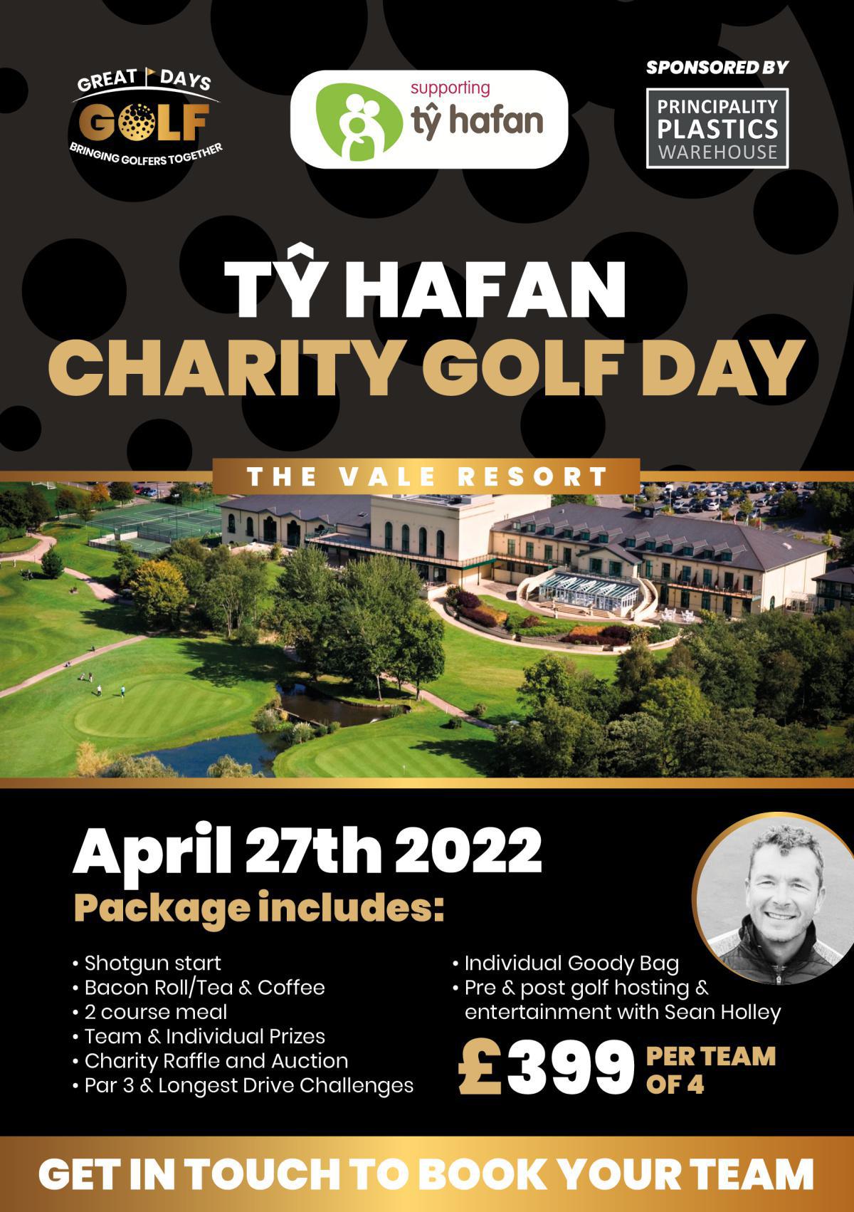 Great Days Golf and Ty Hafan Combine to Provide Entertaining Charity Golf Day
