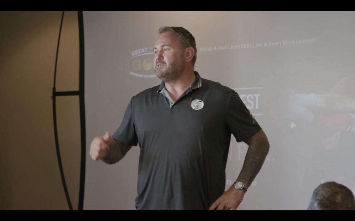 Scott Quinnell Entertains at The Mike Jones Charity Day Scott Quinnell Entertains at The Mike Jones Charity Day