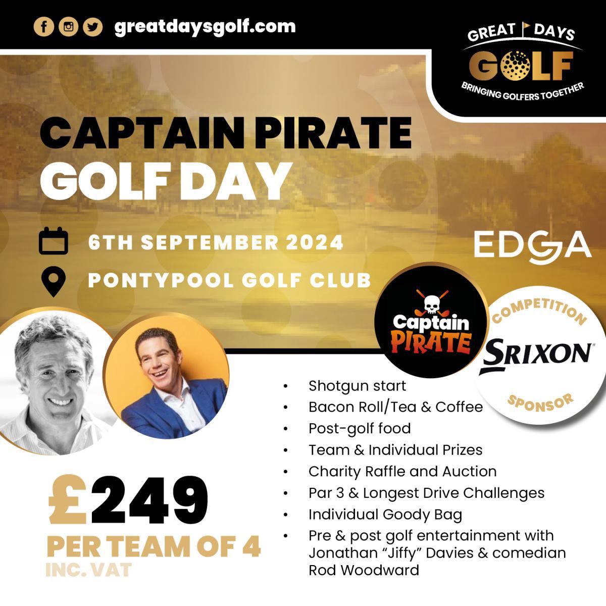 Captain Pirate Golf Day