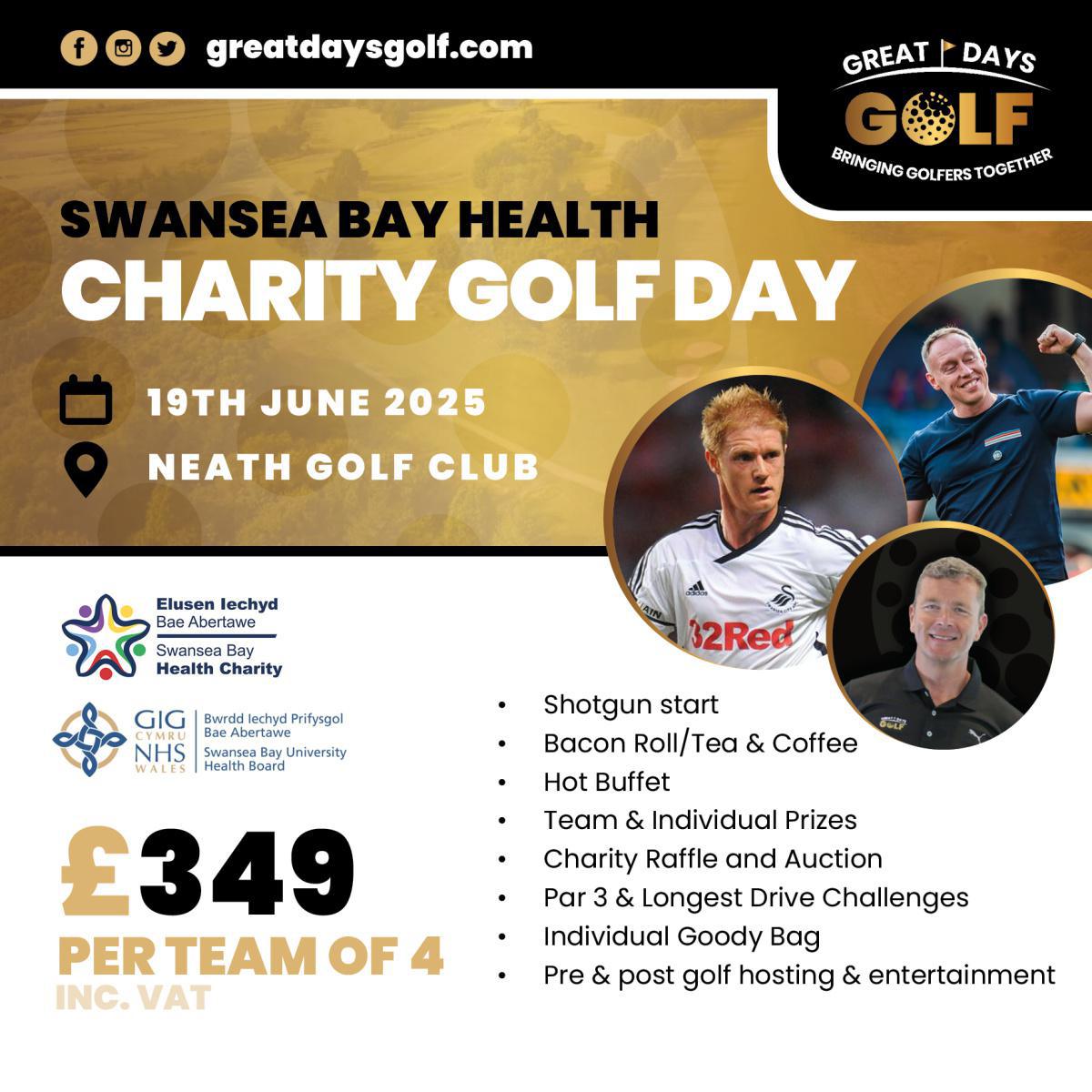 Swansea Bay UHB Charity Golf Day 2025