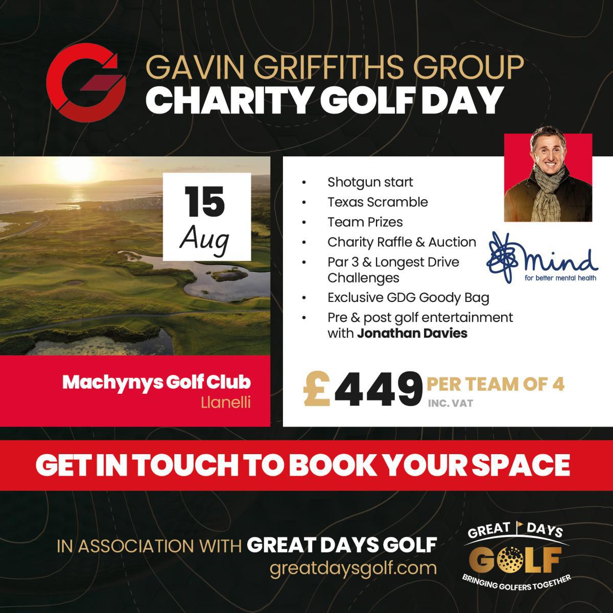 Gavin Griffiths Charity Golf Day