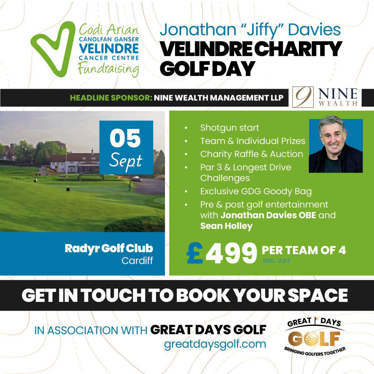 Jiffy Velindre Charity Golf Day