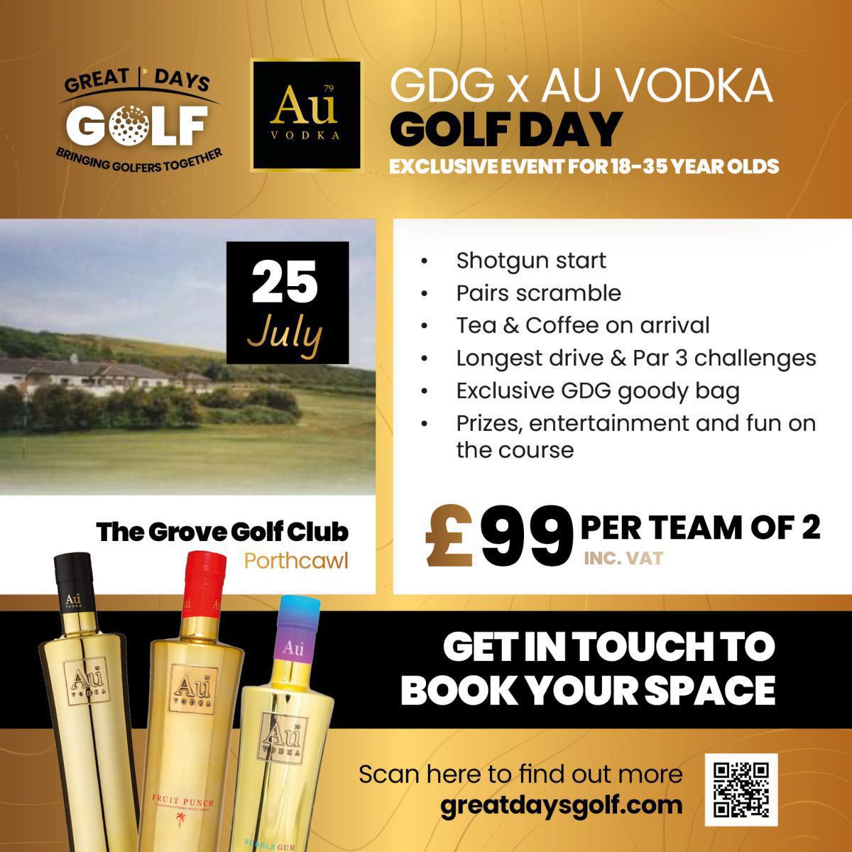 GDG x AU Vodka 18-35 Golf Day