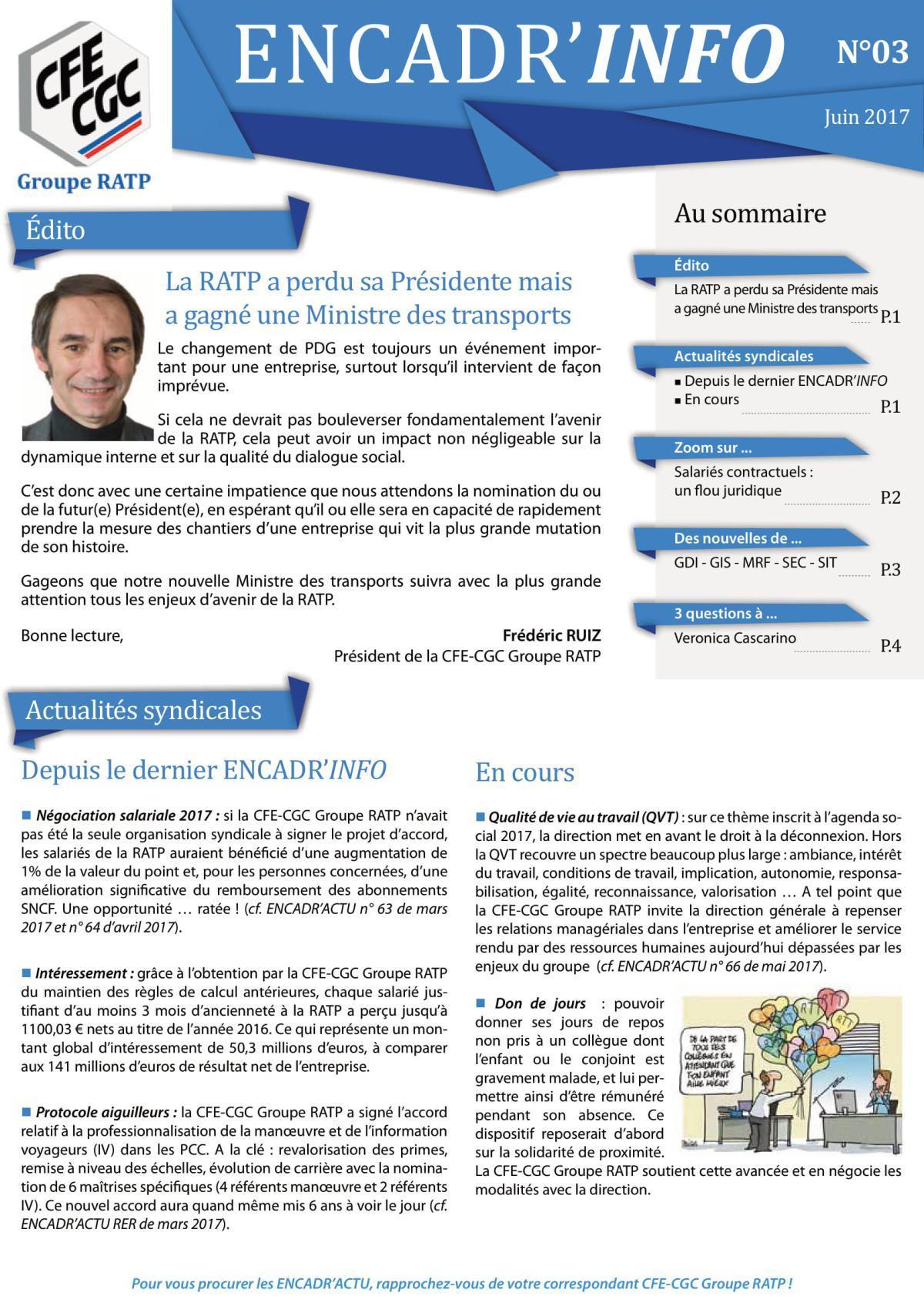 Encadr'INFO n°3