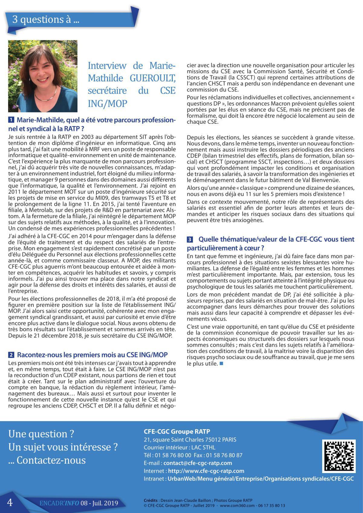 Encadr'INFO n°8