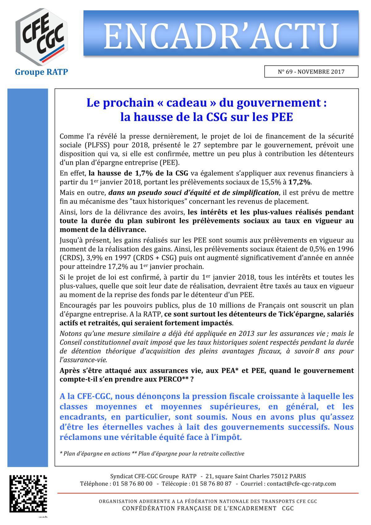 Encadr'ACTU n°69